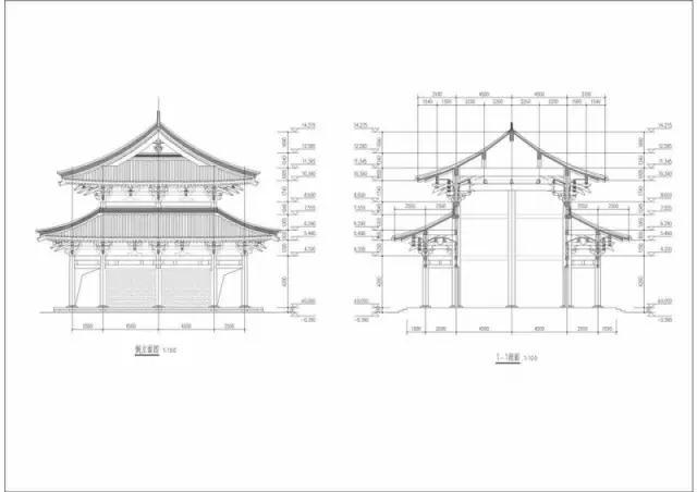 二祖寺山门和天王殿规划图（资料图）