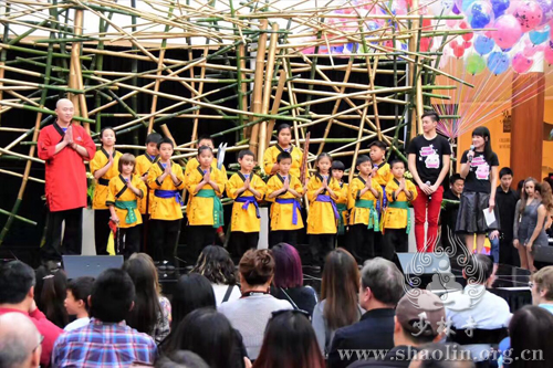 美国洛杉矶少林功夫禅学院参加当地新年庆祝活动