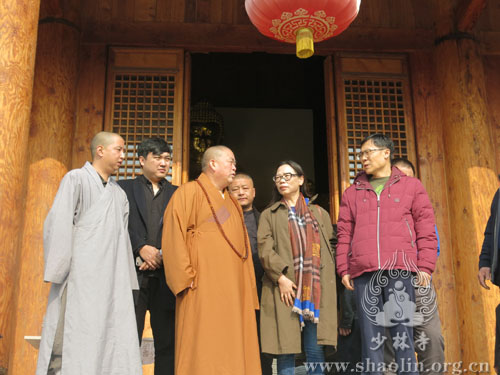 永信方丈一行赴少林寺下院——盘山北少林寺察看工程建设