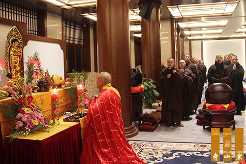 寒山寺举行2016丙申年精进弥陀佛七 